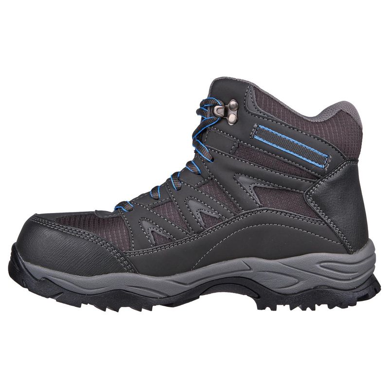 Botín Skechers Pomeria Gris/Celeste Mujer - Imagen 2