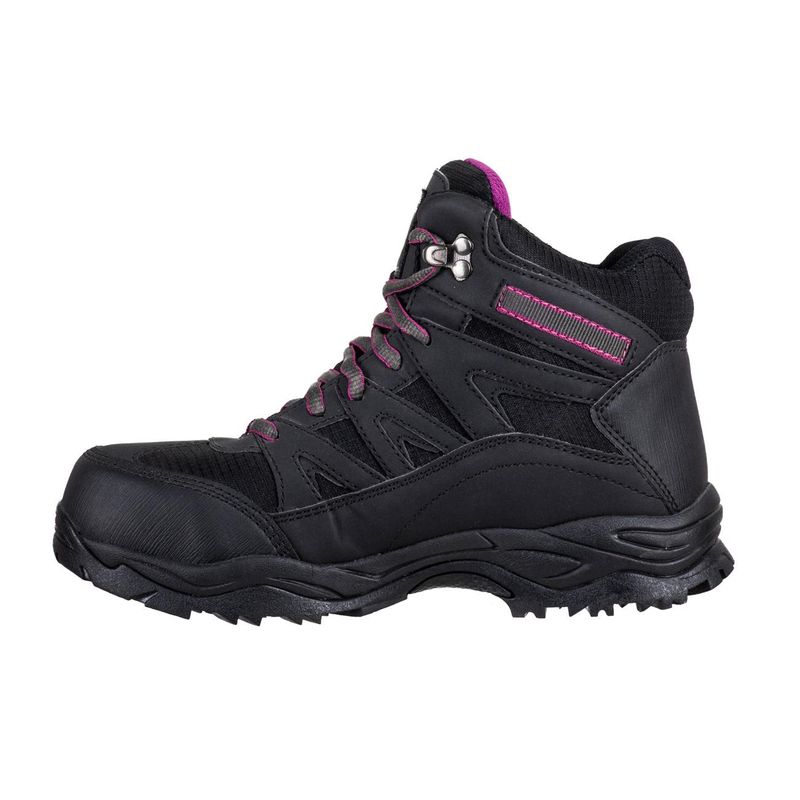 Botín Skechers Pomeria Negro/Morado Mujer - Imagen 2