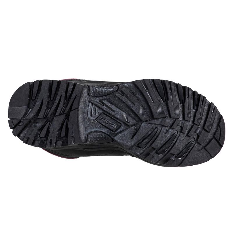 Botín Skechers Pomeria Negro/Morado Mujer - Imagen 5