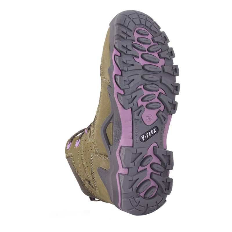 Botín V-Flex V5 Mujer Nobuck Café