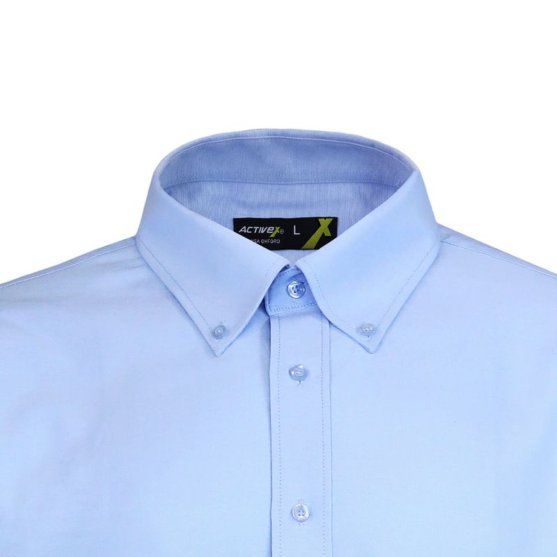Camisa Activex Oxford M/Larga Celeste UV - Imagen 4