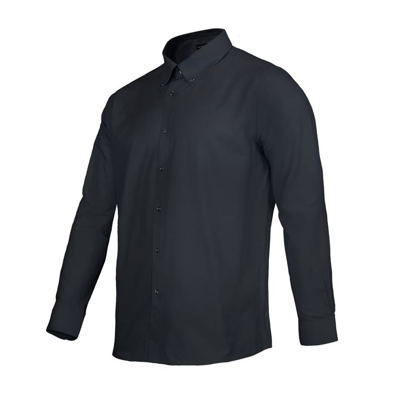 Camisa Activex Trevira M/larga Negra