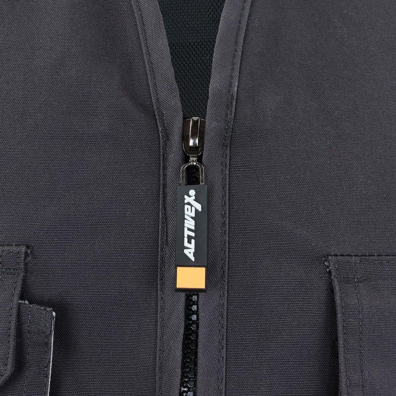Chaleco Geólogo Gris-Negro XR-100