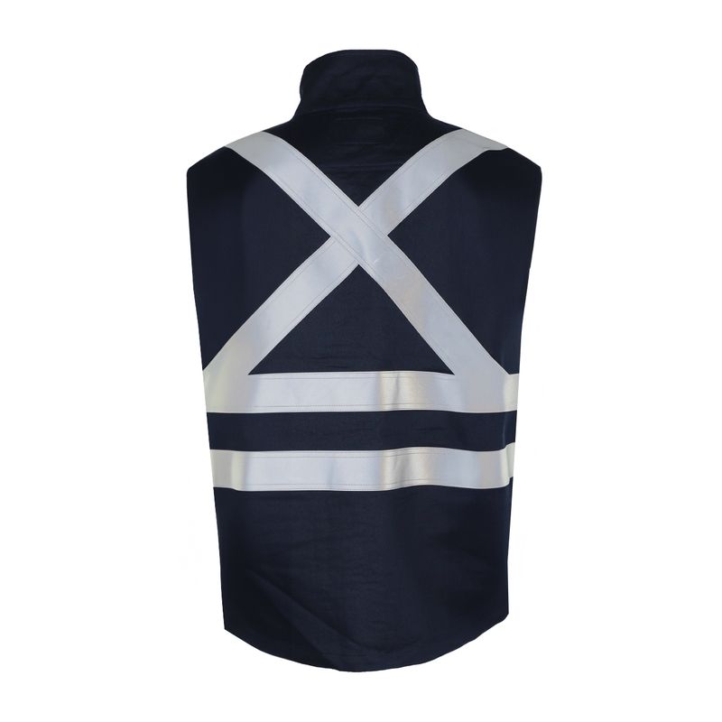 Chaleco Geologo Ignifugo Absolute Fire EN11612 + AS 9,5cal Azul