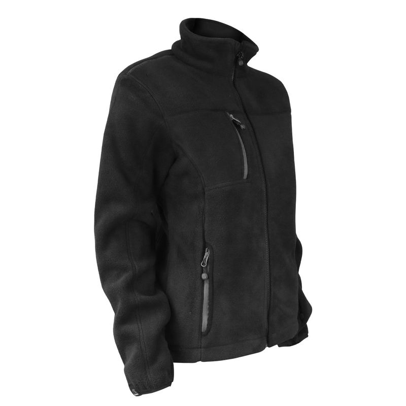 Chaqueta Micropolar Polartec® Mujer Negro W-4600