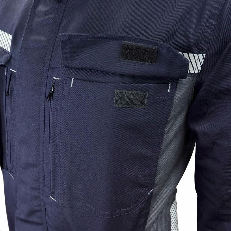 Chaqueta Slack Ignífuga Antiestático NFPA Azul Marino