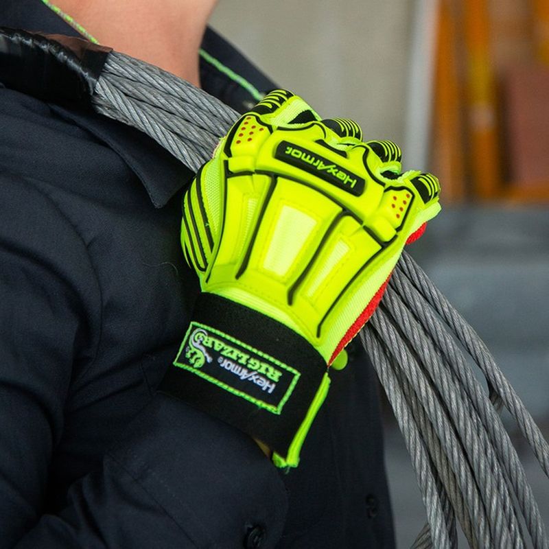 Guante HexArmor 2025 A6 Impacto SF Palma TP-X Plus - Imagen 5