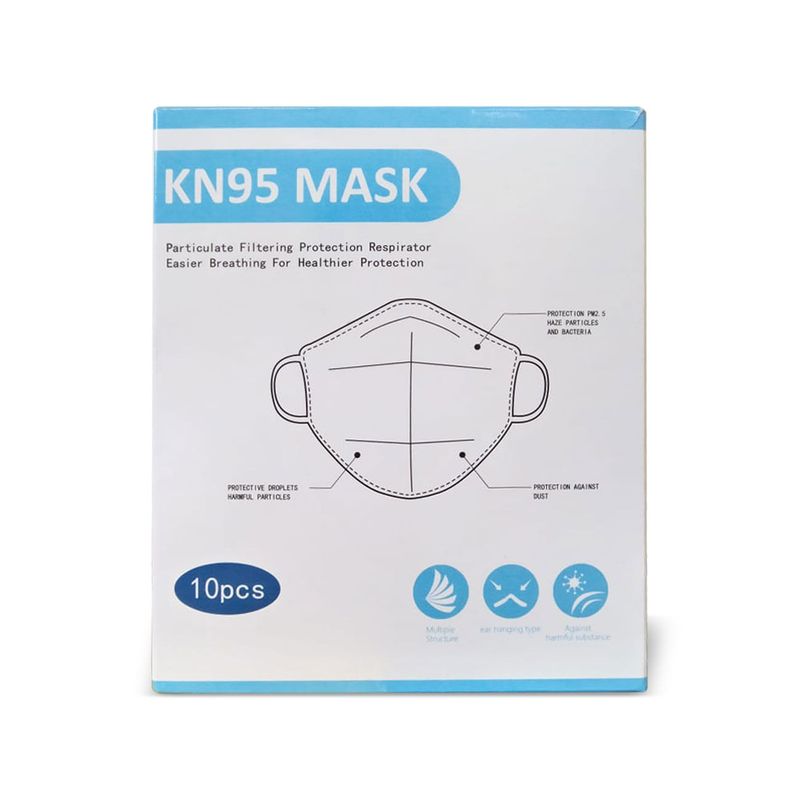 Mascarilla Plegable Kn95 (10 Unidades)