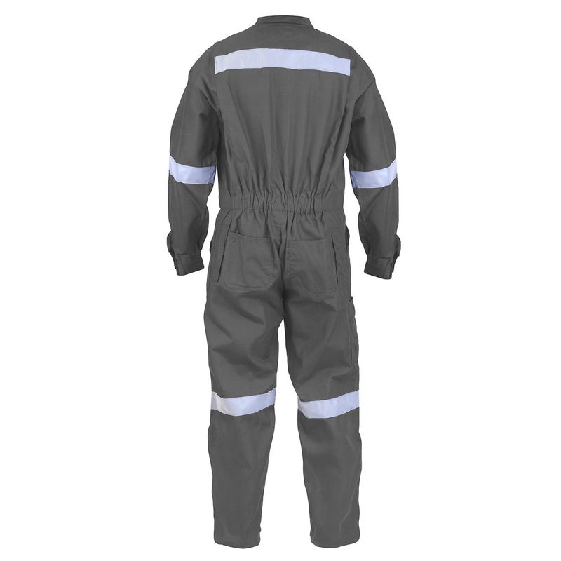 Overol Piloto Poplin Gris C/Reflectante