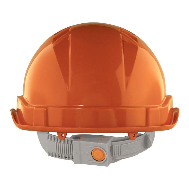 Pack 20 Unid. Casco Activex III Naranjo Arnes Boton - Imagen 4