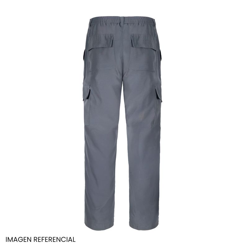 Pantalón Cargo Poplín Gris