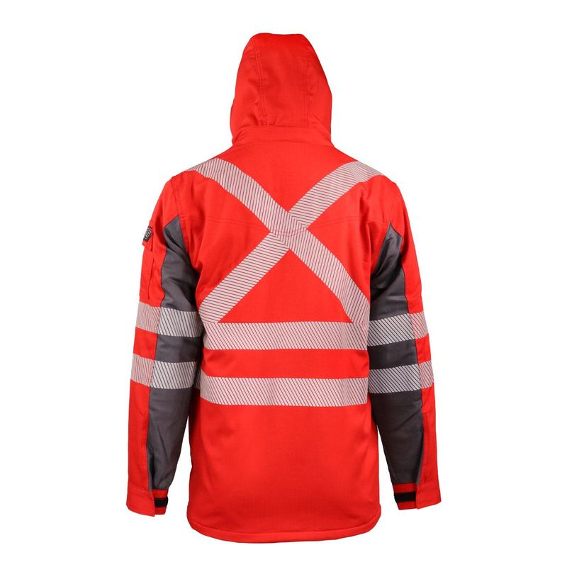 Parka Ignifuga Absolute Fire Antiestática FRWJT NFPA 13034 Roja - Imagen 3