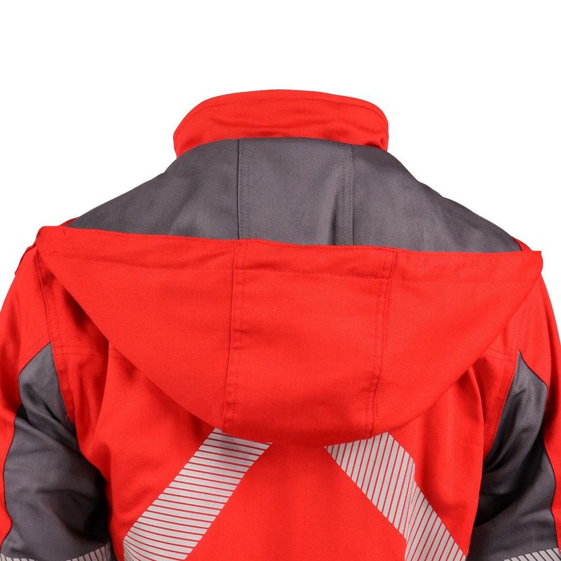 Parka Ignifuga Absolute Fire Antiestática FRWJT NFPA 13034 Roja - Imagen 4