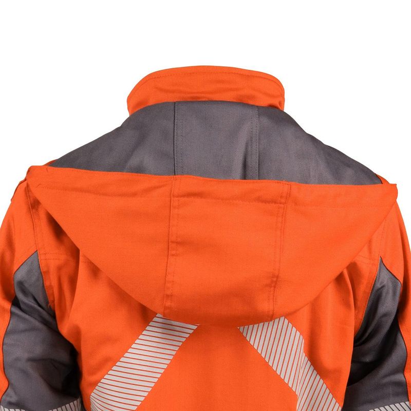 Parka Ignífuga Antiestática NFPA 13034 Naranja - Imagen 3