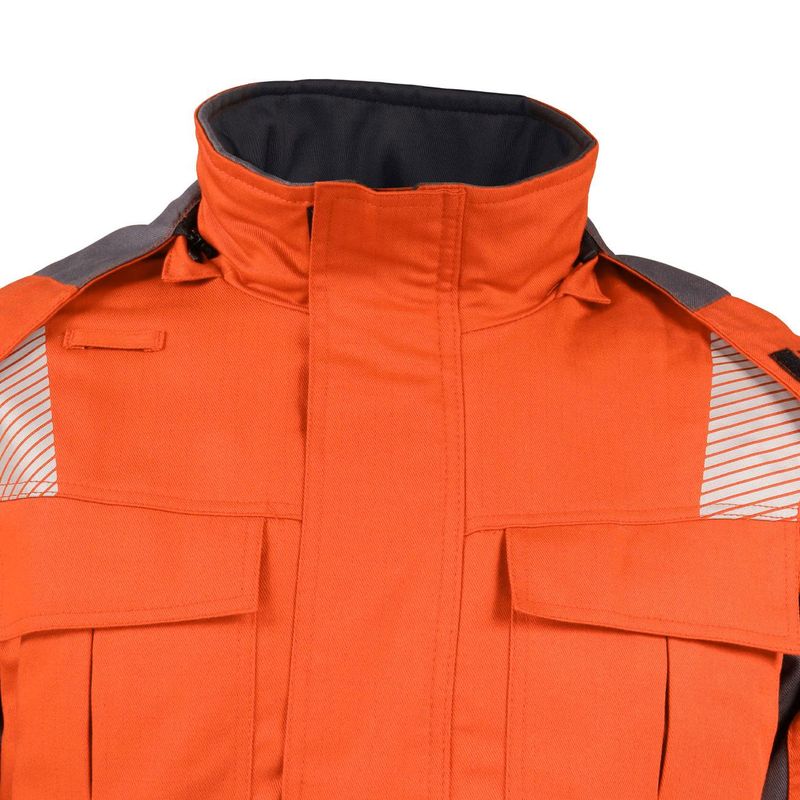 Parka Ignífuga Antiestática NFPA 13034 Naranja - Imagen 5