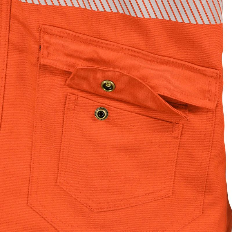 Parka Ignífuga Antiestática NFPA 13034 Naranja - Imagen 7