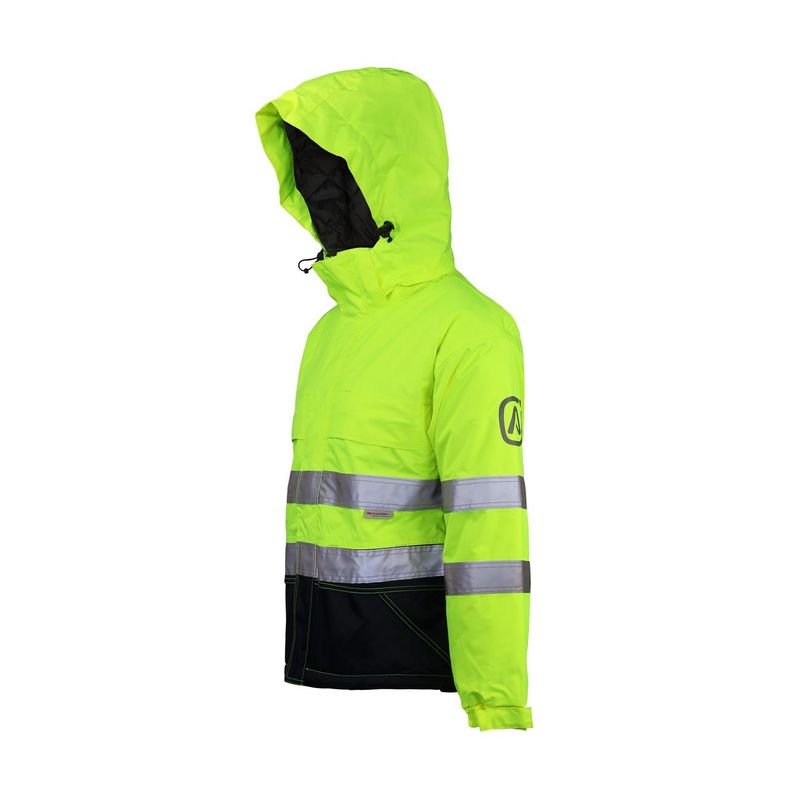 Parka Térmica Alpine Amarillo fluor/Azul - Imagen 2