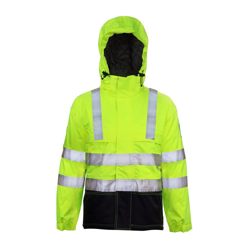 Parka Térmica Alpine Amarillo fluor/Azul - Imagen 9