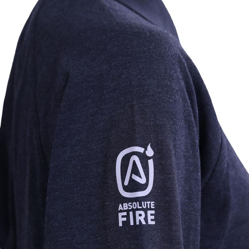 Polera Ignifuga Absolute Fire Antiestatica FRPST NFPA Azul Mujer - Imagen 6