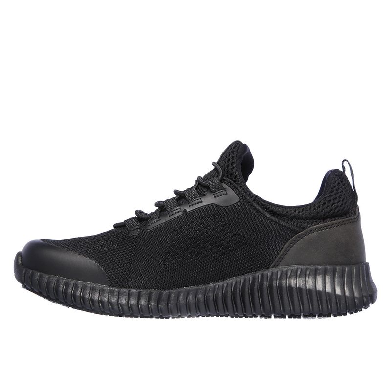 Zapatilla de Trabajo Skechers Cessnock - Carrboro SR Negro Mujer
