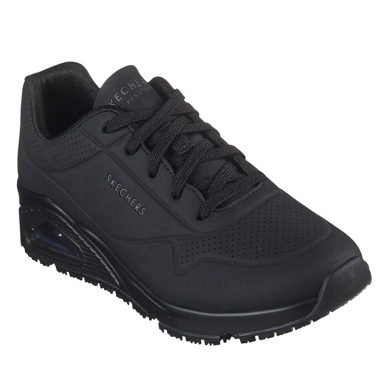 Zapatilla de Trabajo Skechers Uno SR Negro Mujer